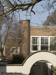 Klein stukje achterkant school.
<br/>
Corrie Groen- Pickhard, 2015-02-15
